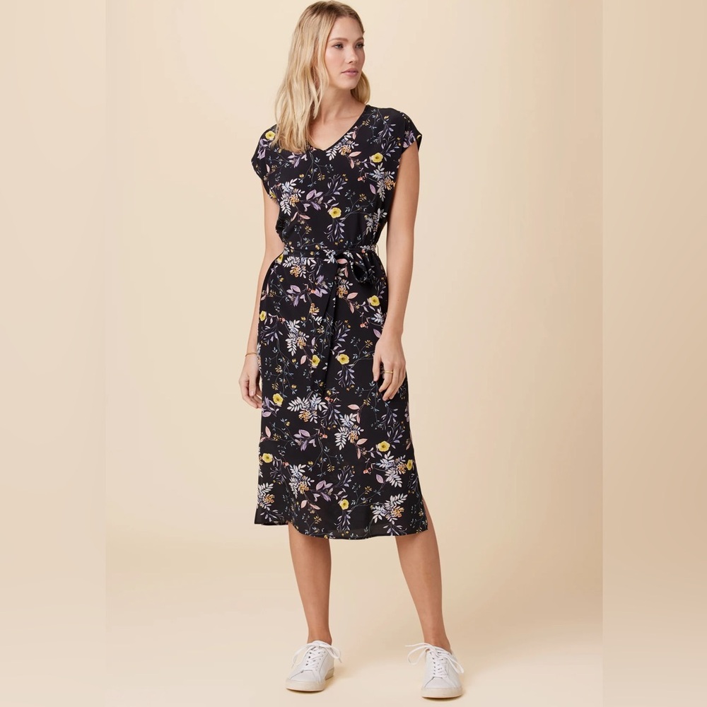 Amour Vert Cindra Silk Dress